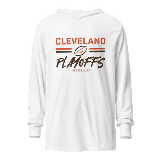 Throwback: '24 Cleveland Playoffs Commemorative Hooded Long-Sleeve Tee