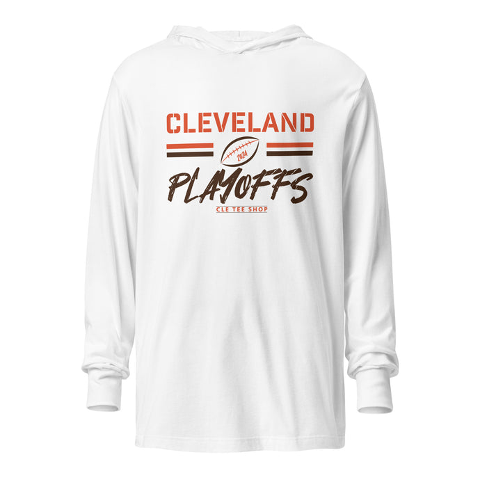 '24 Cleveland Playoffs Commemorative Hooded Long-Sleeve Tee